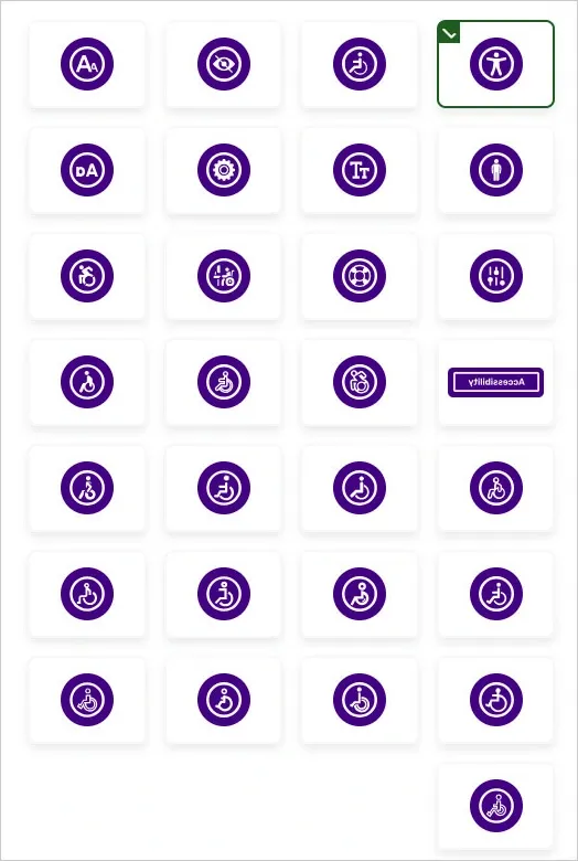 accessibility widget icon